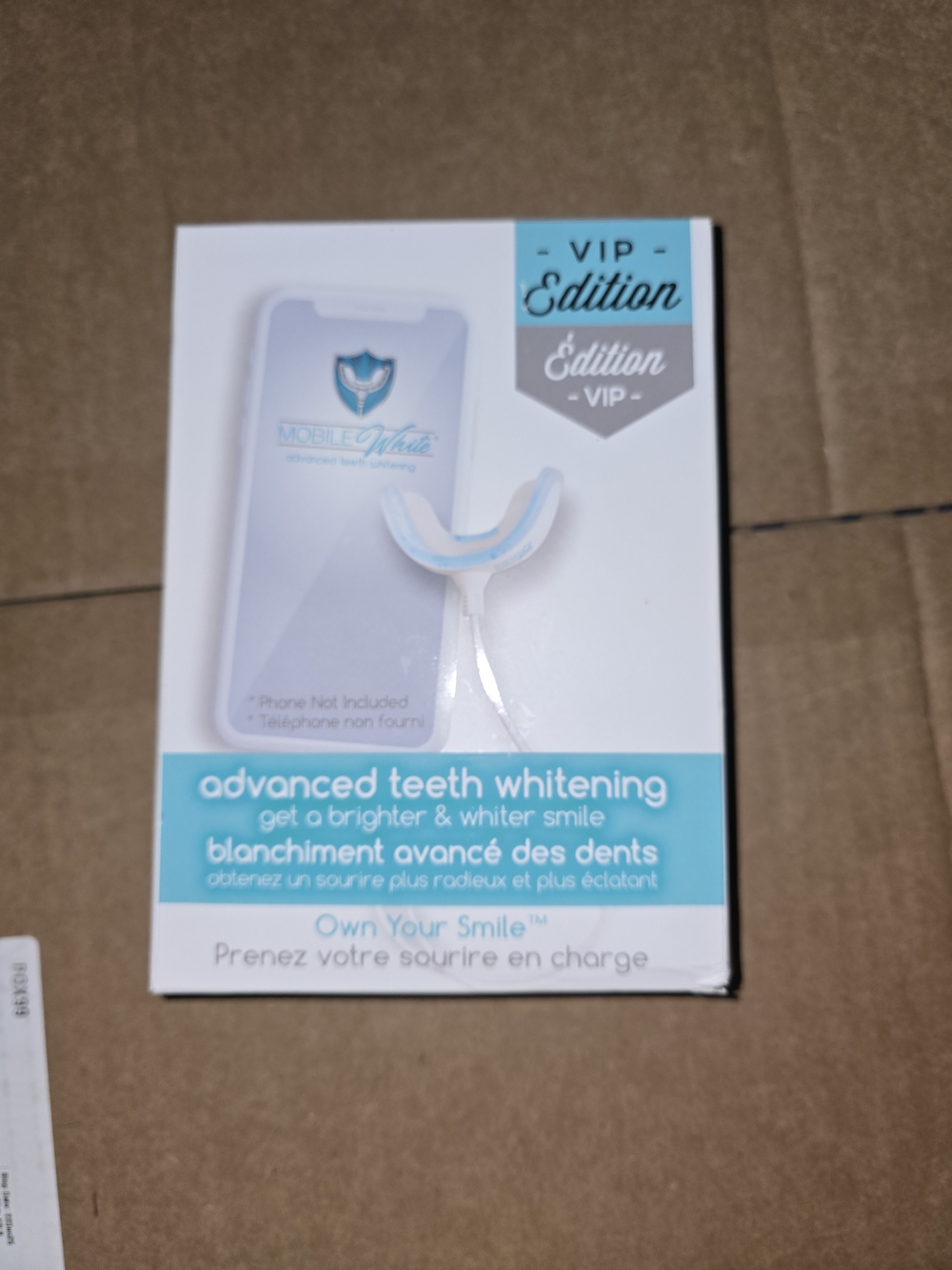 Mobile White VIP Edition Advanced Teeth Whitening Kit - White/Blue